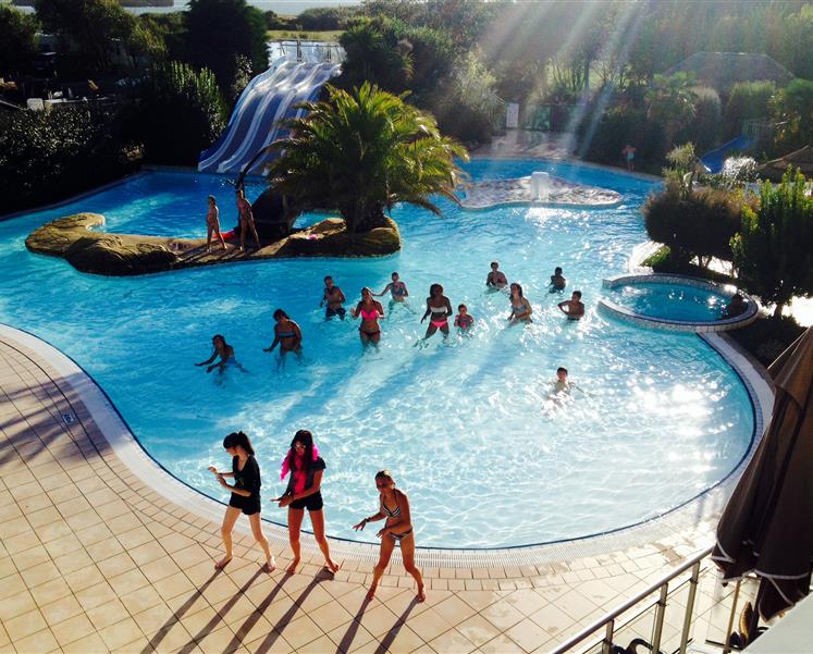 swimmingpool camping south brittany penestin - RESIDENCE LES ILES