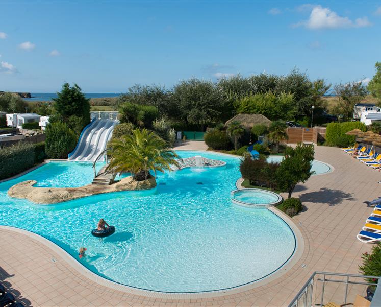 swimmingpool camping south brittany penestin - RESIDENCE LES ILES