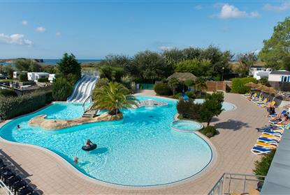 swimmingpool camping south brittany penestin - RESIDENCE LES ILES