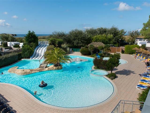 swimmingpool camping south brittany penestin - RESIDENCE LES ILES